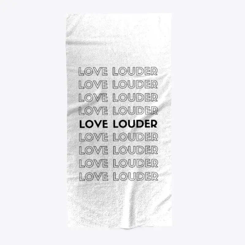 Love Louder Black Collection